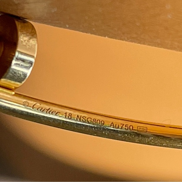 CARTIER JUSTE UN CLOU BRACELET, SMALL Juste un Clou bracelet, width: 2.5 mm YG - Picture 9 of 10